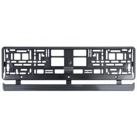 Rendszámtábla tartó Carbon grafit C-91567