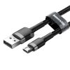 Baseus Cafule USB-Micro USB-kábel 1,5A 2 méter (szürke-fekete)