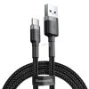  Baseus Cafule USB-USB-C kábel 3A 0,5 m (szürke-fekete)