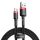 Baseus Cafule USB - USB-C Kábel Piros-Fekete  2 Amper 3 méter 