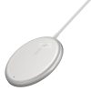 Baseus Simple Mini MagSafe indukciós töltő mágnessel, 15W (fehér)