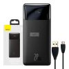 Baseus Bipow Powerbank, 20000mAh, 20W (fekete)