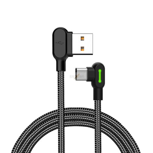 Mcdodo CA-5280 LED USB-USB-C kábel 0,5 m (fekete)