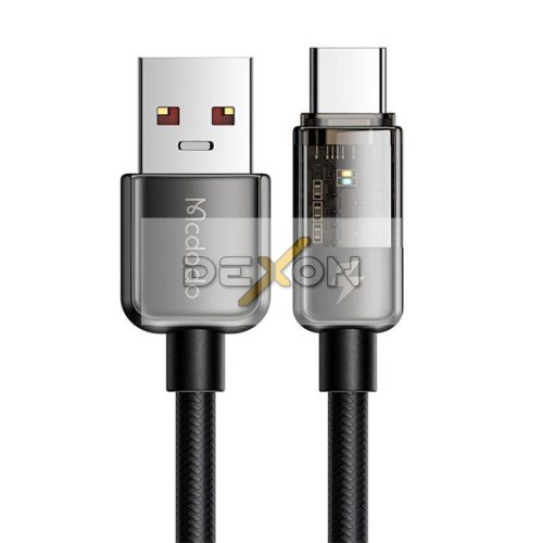 USB-C kábel Mcdodo CA-3150, 6A, 1,2 m (fekete)