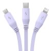 Baseus USB Kábel Lila 3 az 1-ben 3,5A 1,1 méter