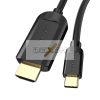 Kábel USB-C-HDMI 1.4 Vention CGUBG 4K 30Hz 1,5m (fekete)