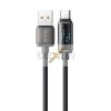 Mcdodo CA-2350 USB-A-USB-C kábel, 6A, LED kijelző, 1,2 m