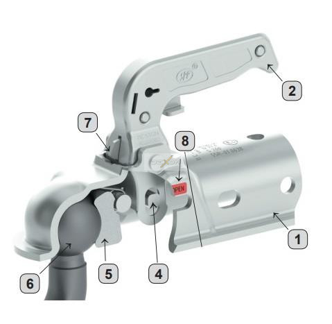 Kapcsolófej 2000 Kg  D50