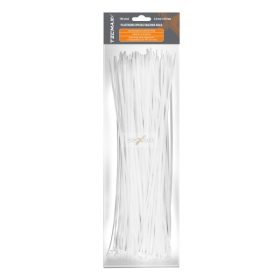   TECMAX Műanyag kábelkötegelő Fehér 4,8 mm x 430 mm 100 db
