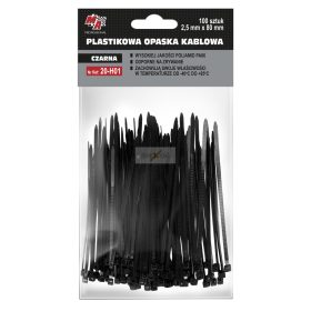   MA Professional Műanyag kábelkötegelő fekete 2,5 mm x  80 mm 100 db