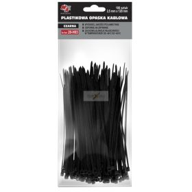   MA Professional Műanyag kábelkötegelő fekete 2,5 mm x 120 mm 100 db