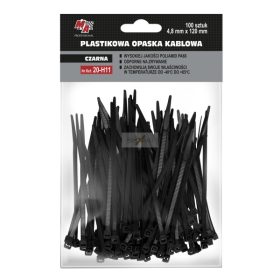   MA Professional Műanyag kábelkötegelő fekete 4,8 mm x 120 mm 100 db