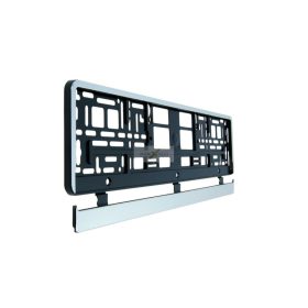 Rendszámtábla tartó Fémgőzölt kerettel krómozott