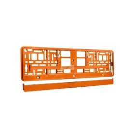 Rendszámtábla tartó Metál Narancs