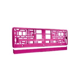 Rendszámtábla tartó Metál Pink
