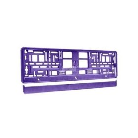 Rendszámtábla tartó Metál Lila