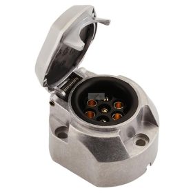 Utánfutó csatlakozó aljzat fém 7 tüskés