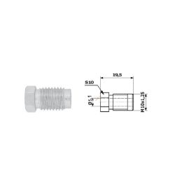 Fékcsőhollander M10 x 1,25