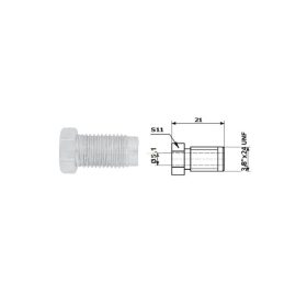 Fékcsőhollander 3/8" x 24