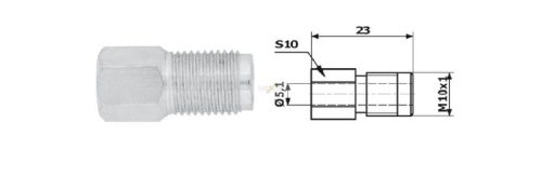 Fékcsőhollander M10 x 1