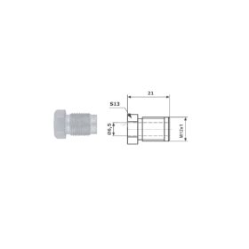 Fékcsőhollander M12 x 1