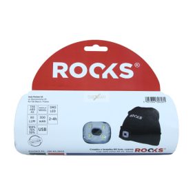 Rooks Sapka Led Lámpával fekete 80 lm