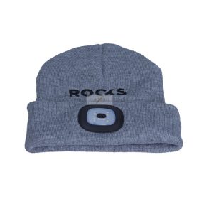 Rooks Sapka Led Lámpával szürke 80 lm