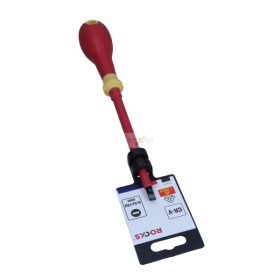 Rooks Csavarhúzó lapos 6,5*150 mm szigetelt 1000V