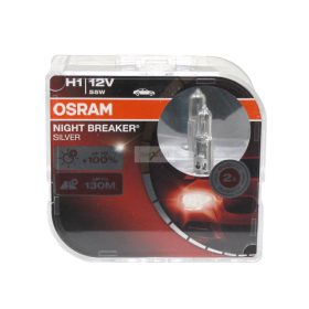 OSRAMNIGHT BREAKER SILVER H1 P14,5S 12V/55W +100% DUO BOX