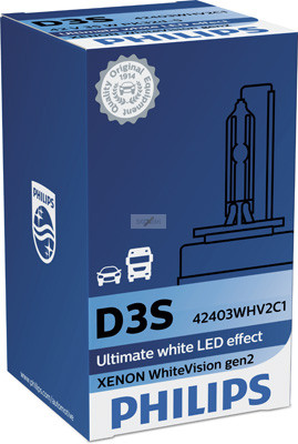 PHILIPS WHITEVISION GEN2 XENON D3S 42V 35W + 120% 5000K