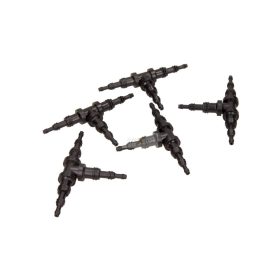 MŰANYAG CSŐTOLDÓ  "T" 3,6/5,6/8,9 MM 5 DB