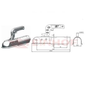 Kapcsolófej 750 kg D50
