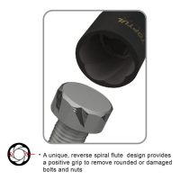 DUGÓKULCS 1/2" SÉRÜLT CSAVAROK ELTÁVOLÍTÁSÁRA